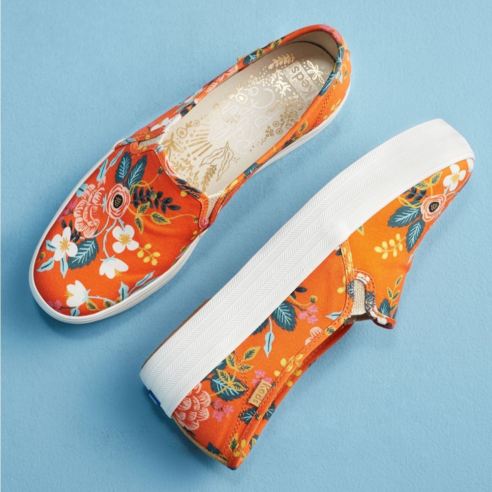Anthropologie Keds x Rifle Paper Co. Triple Decker Sneakers